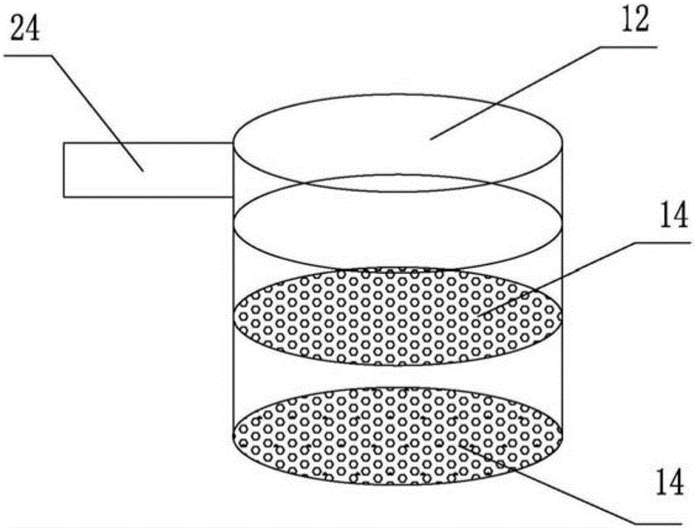 Separation kettle in supercritical CO2 anhydrous dyeing and finishing equipment