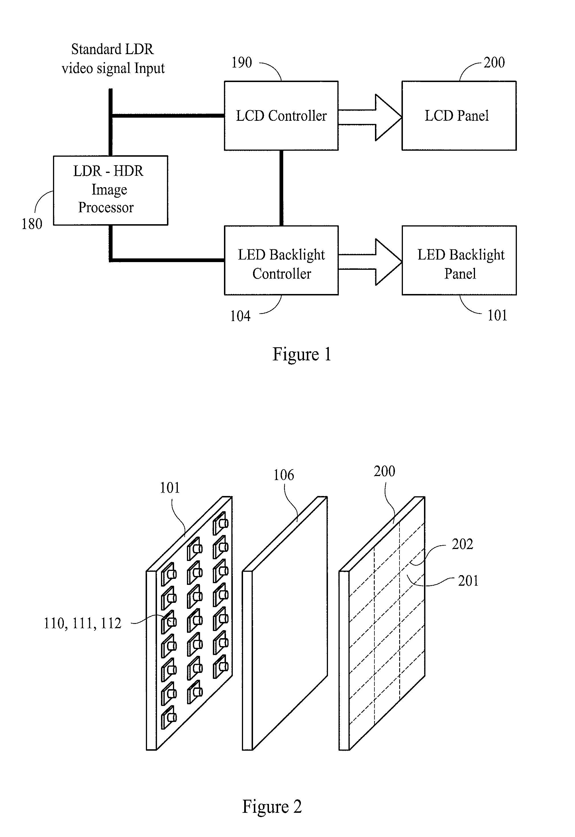 Method of displaying a low dynamic range image in a high dynamic range