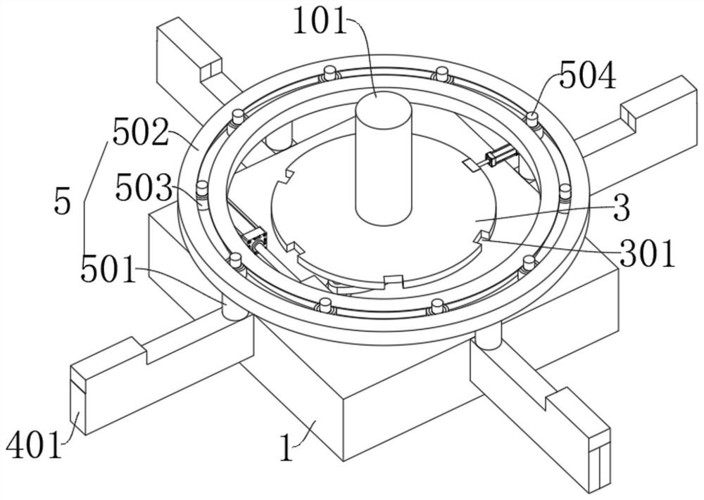 Multi-station fixing device for workpiece machining based on numerical control lathe