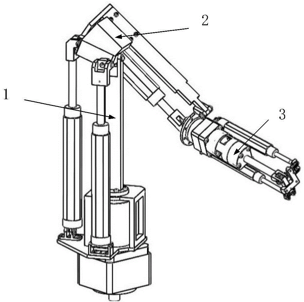 Self-motion angle calculating method facing SRS anthropomorphic arm