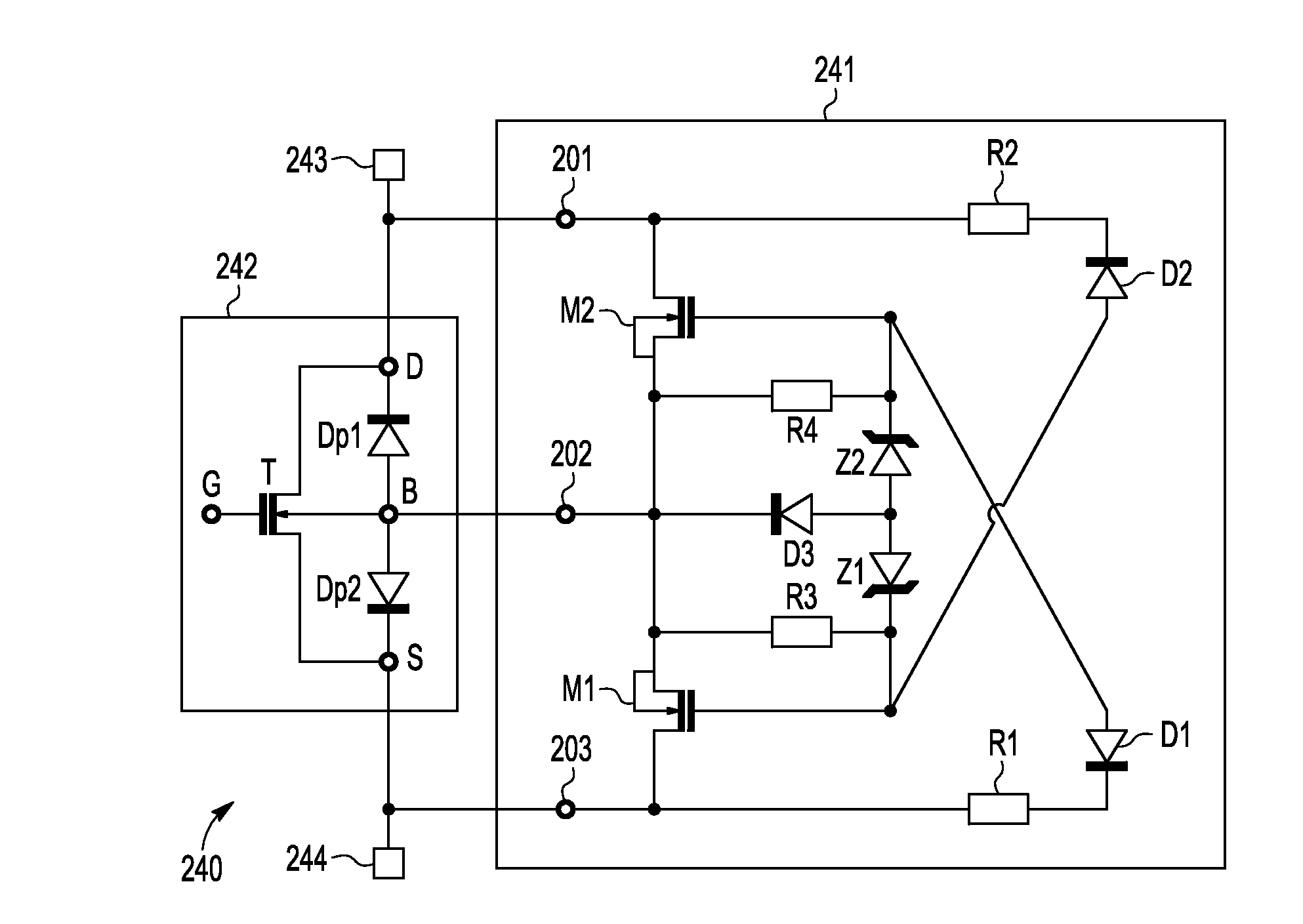 Transistor body control circuit and an integrated circuit