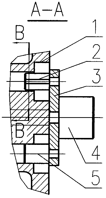 Cylinder head guide column drilling rectifying tool and application method