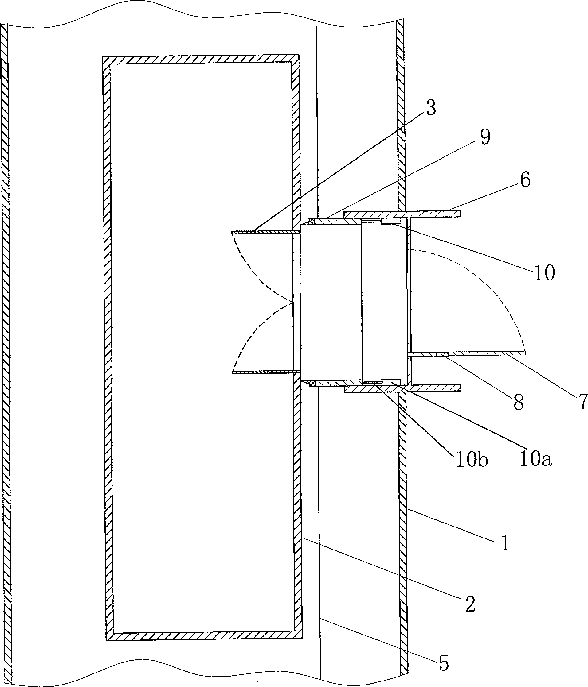 Assembling corridor for vacuum pipe traffic