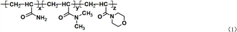 Preparation method of water-soluble anion polymer-type thickened oil viscosity reducer