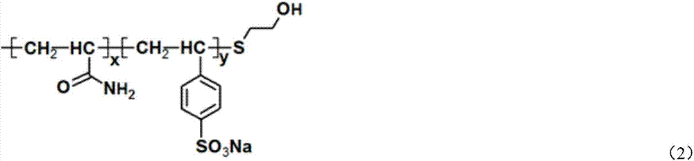 Preparation method of water-soluble anion polymer-type thickened oil viscosity reducer