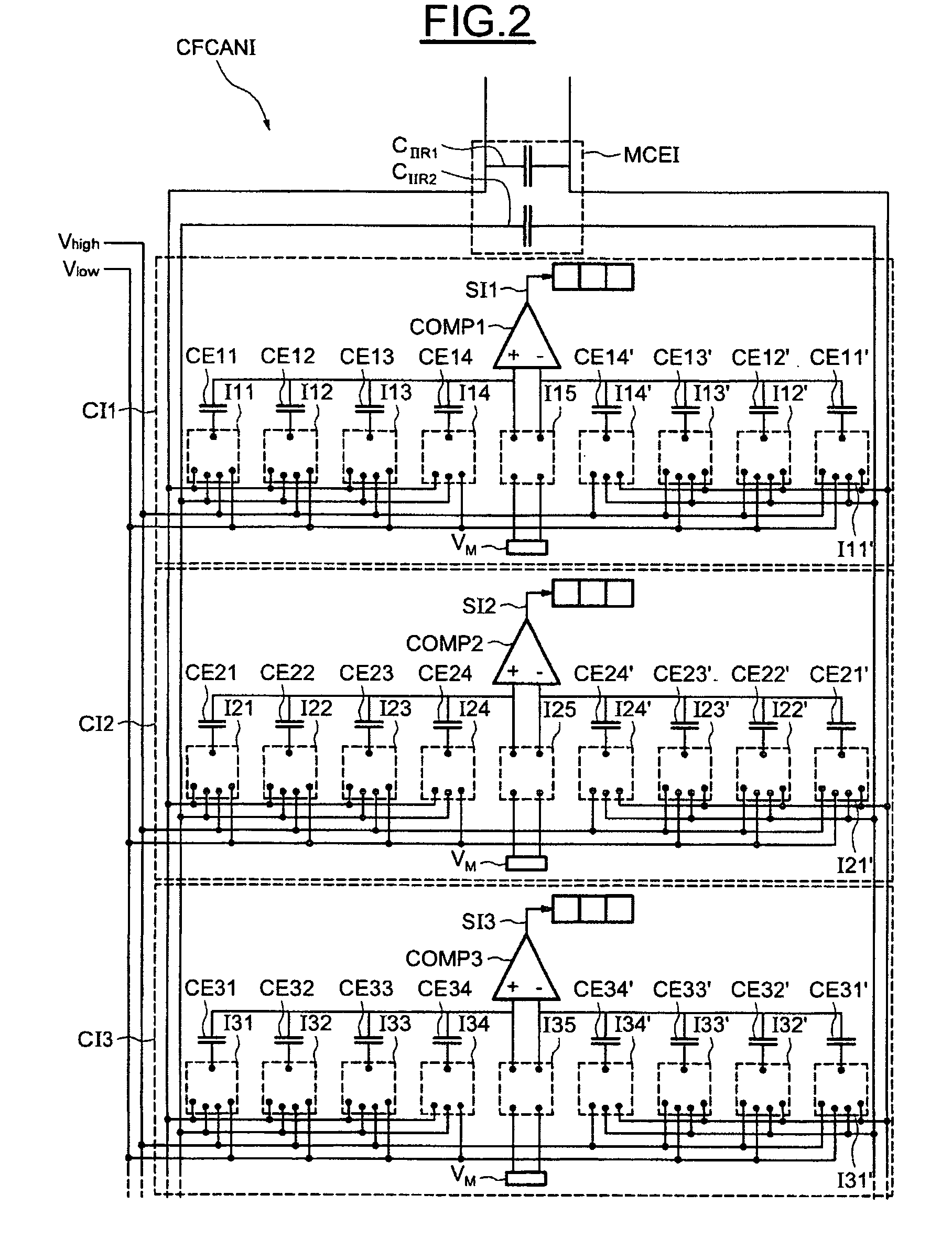 Method and device for processing an incident signal, in particular for filtering and analog/digital conversion