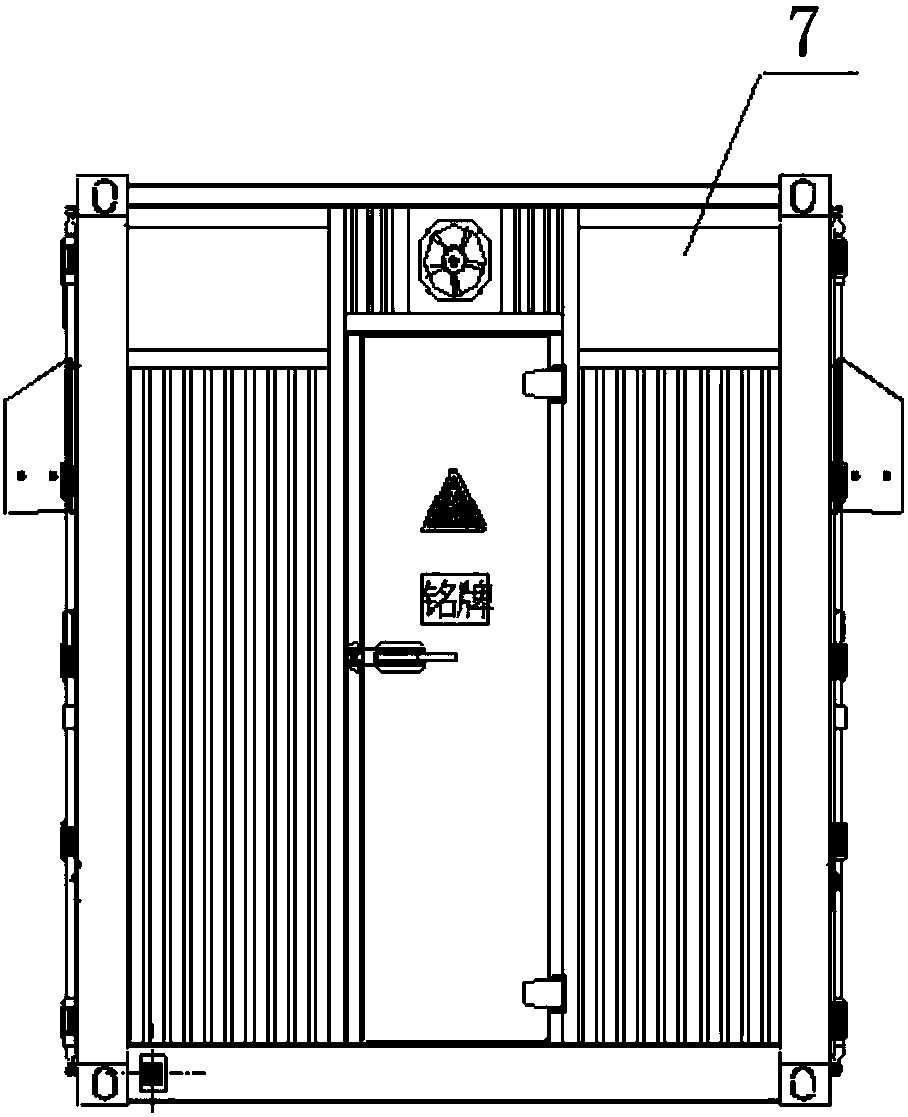 Photovoltaic pre-assembled transformer substation apparatus