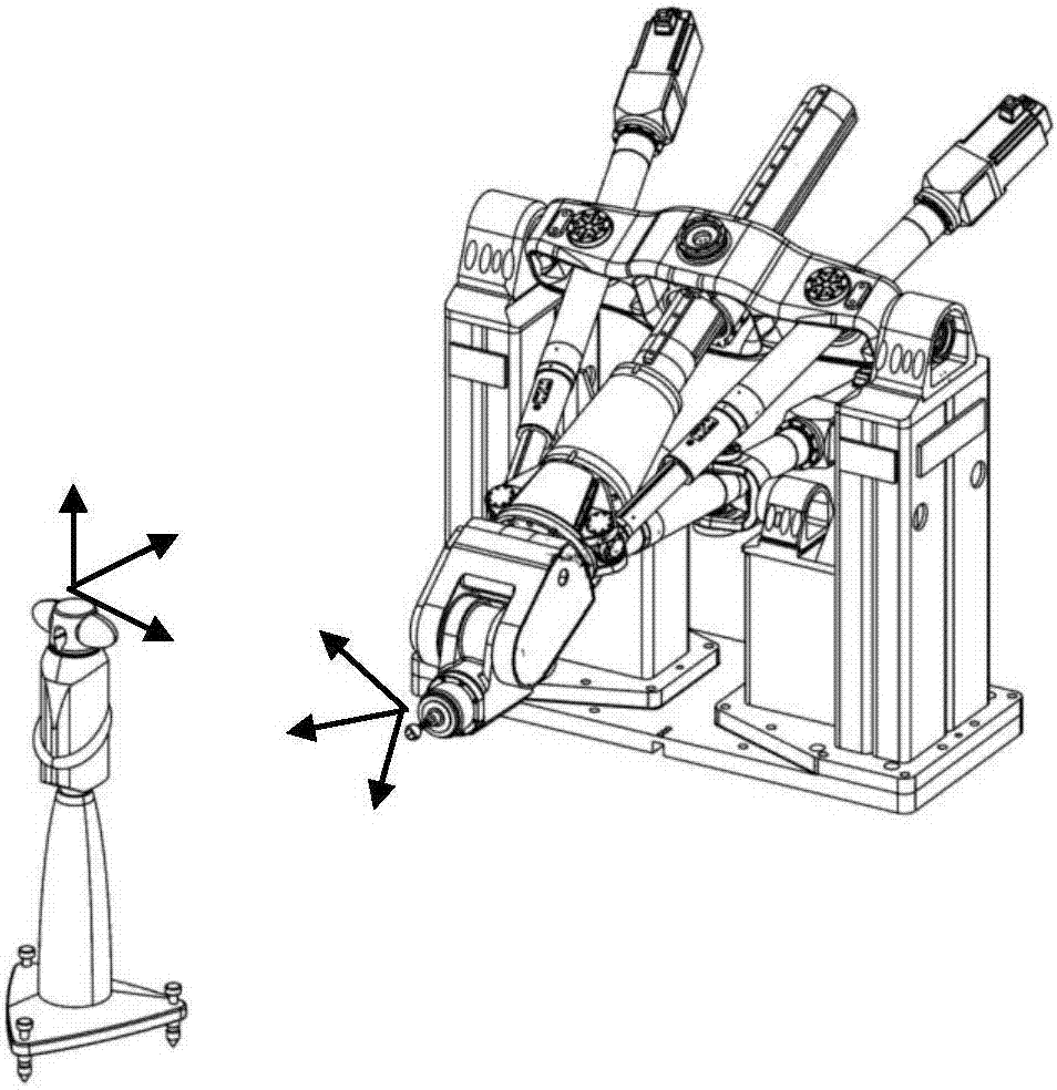 Method for on-line compensation of positioning error of a robot assisted by external measurement