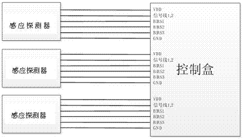 Self-recognizing and self-matching inductive detection device