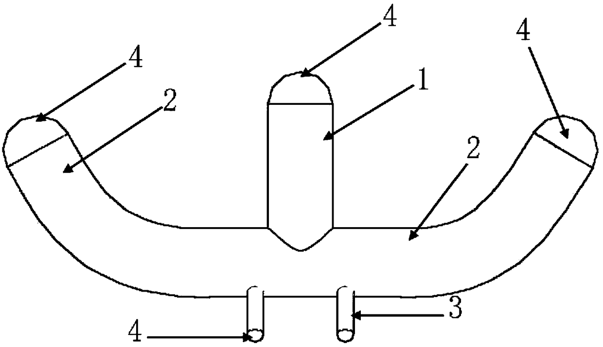 Meridian massage device and method