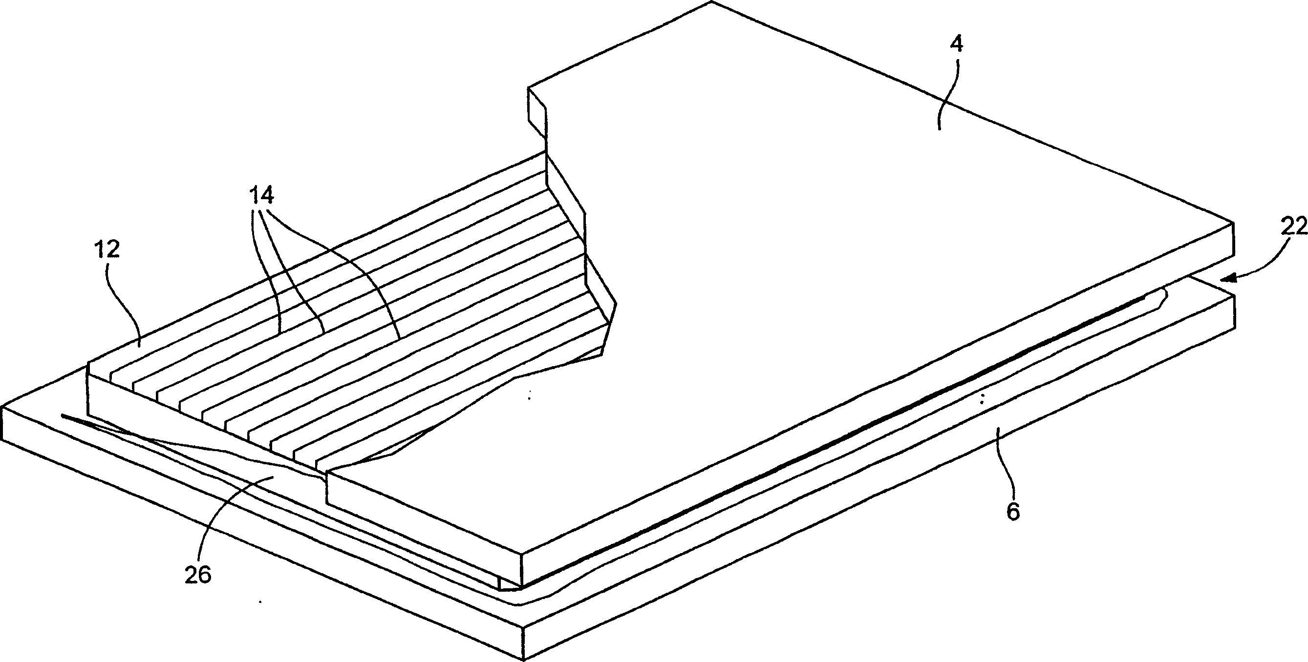 Method for producing a device defining a volume for retaining a fluid or a sensitive material