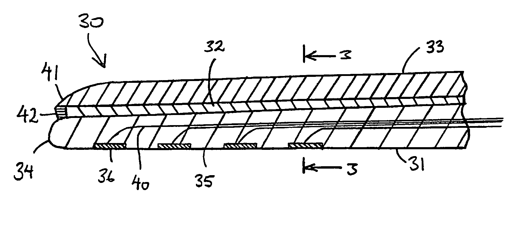 Curved cochlear implant electrode array