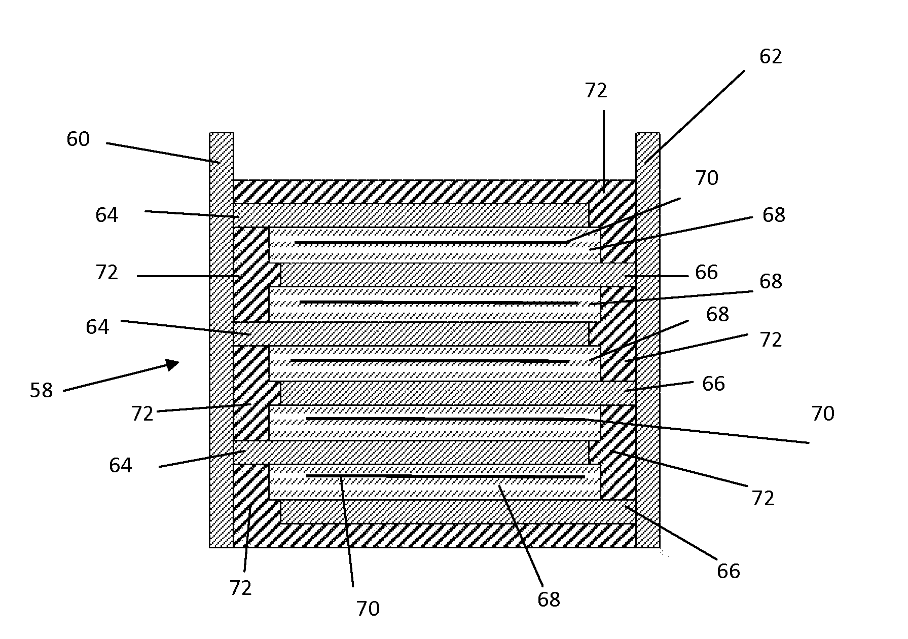 Method of making dielectric capacitors with increased dielectric breakdown strength