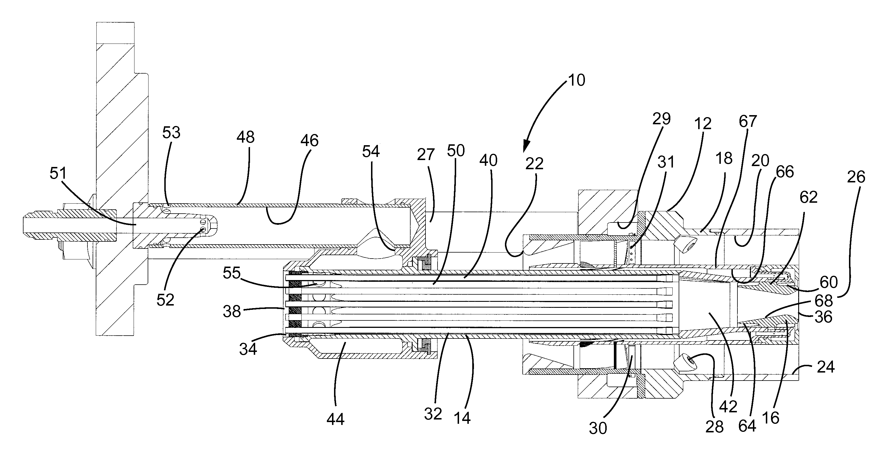 FLOW CONDITIONER FOR FUEL INJECTOR FOR COMBUSTOR AND METHOD FOR LOW-NOx COMBUSTOR