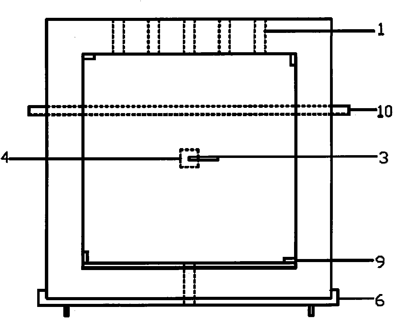 Temperature control device for use in civil engineering temperature stress measurement