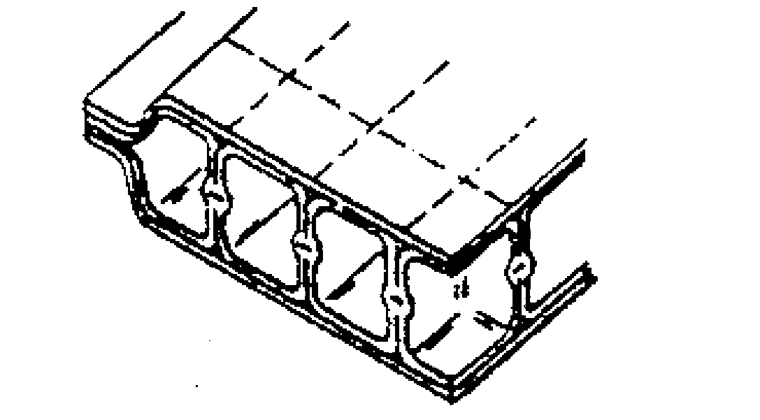 Superplastic forming (SPF)/diffusion bonding (DB) forming method of titanium alloy cylindrical four-layer structure