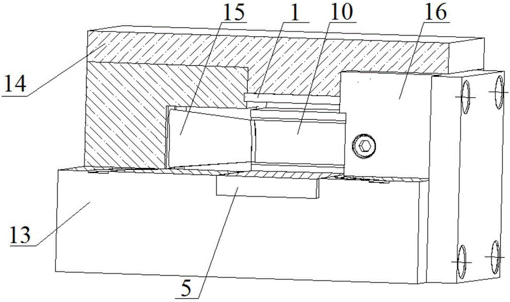 Cross joint type cathode feeding and annular liquid supplying mode blade full profile electrolysis system and method