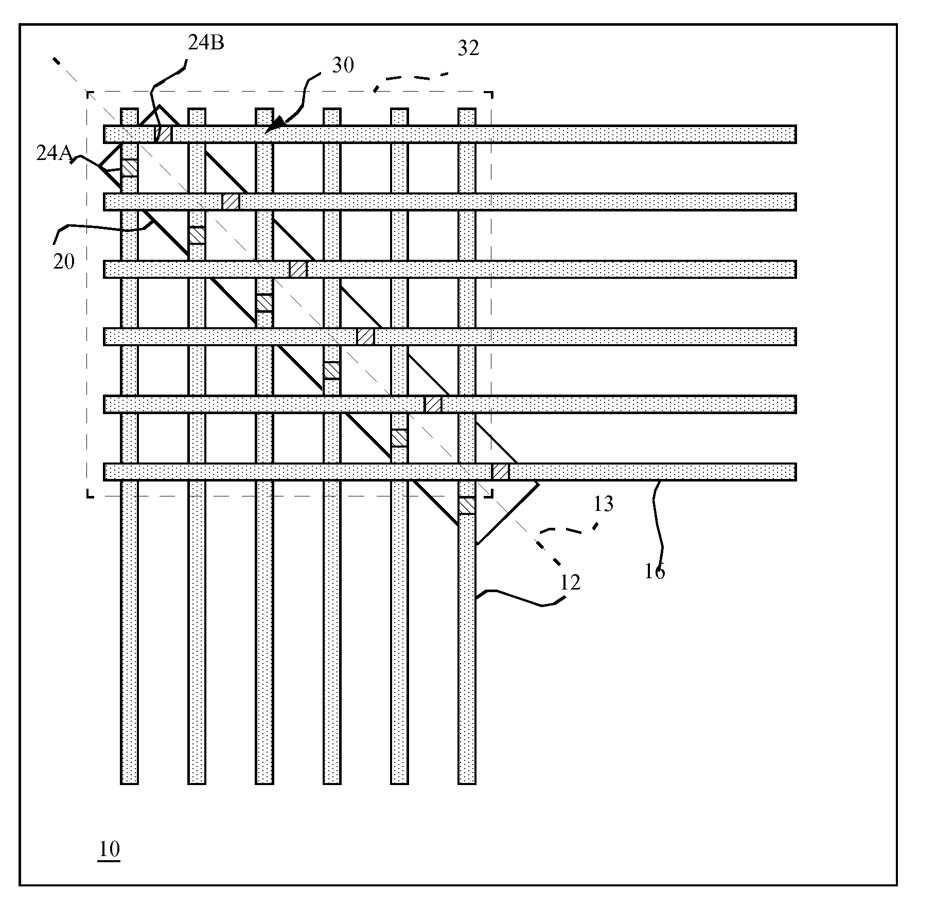 Display device with chiplet drivers