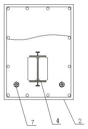 Composite column composite beam frame with built-in tube high-strength concrete core column and its construction method