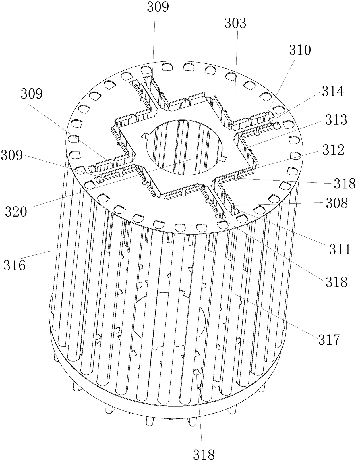 Ultra-high-efficiency energy-saving rare earth permanent-magnet synchronous motor