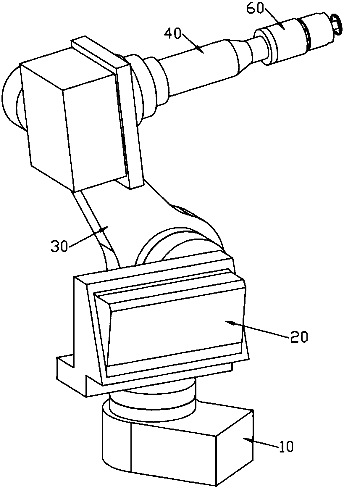 A general-purpose robot with a swinging extension arm