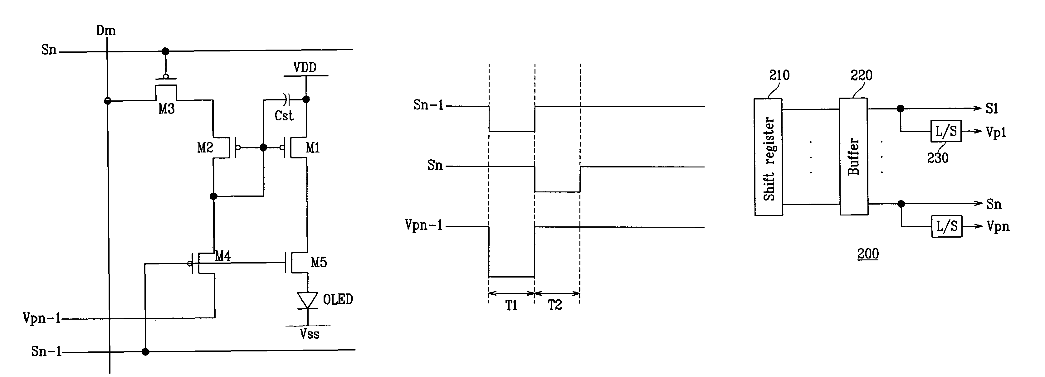 Image display device, display panel and driving method thereof