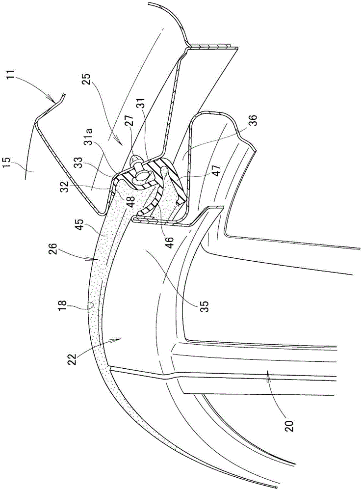 Vehicle-use seal structure