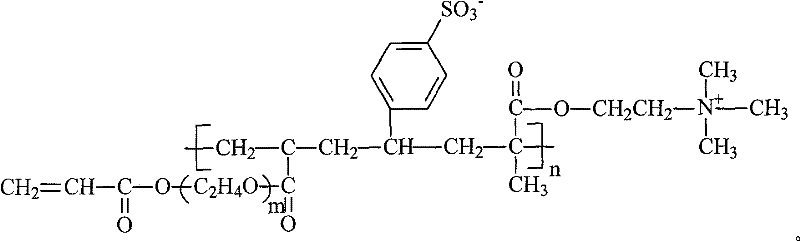 Amphoteric water-coal-slurry dispersing agent and preparation method thereof