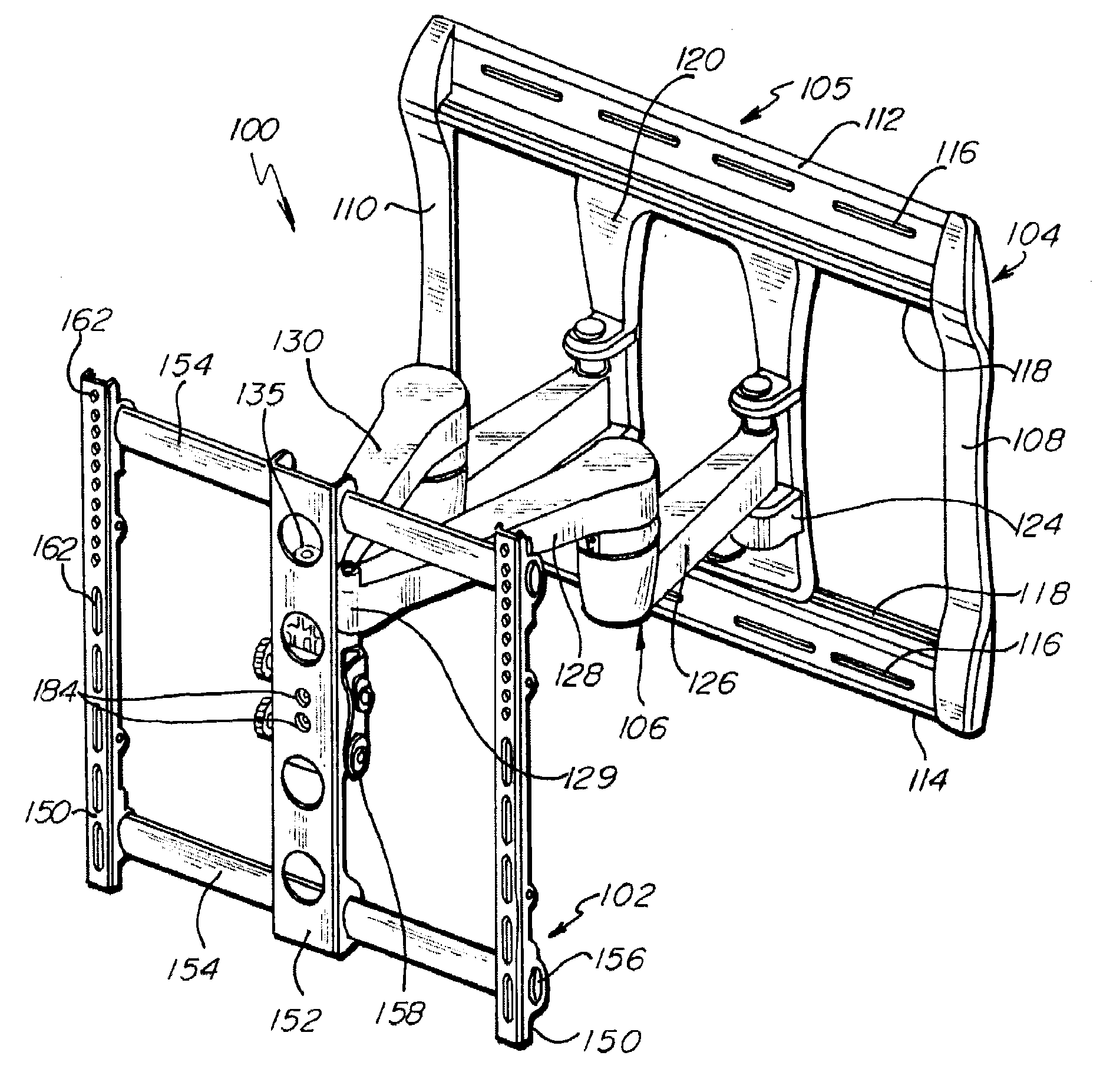 Flat panel display mount