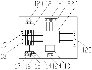 Water outlet automatic pressurization and water return linkage integrated intelligent control device for air energy water heater