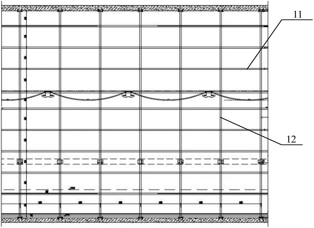 Wall surface aluminum plate system and installing method thereof