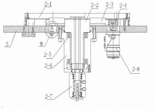 Positioning self-centering main shaft chuck capable of overturning plus or minus 180 degrees