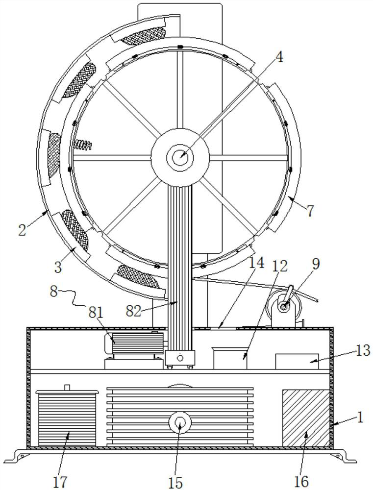 Recovery process for large-batch waste steel wires