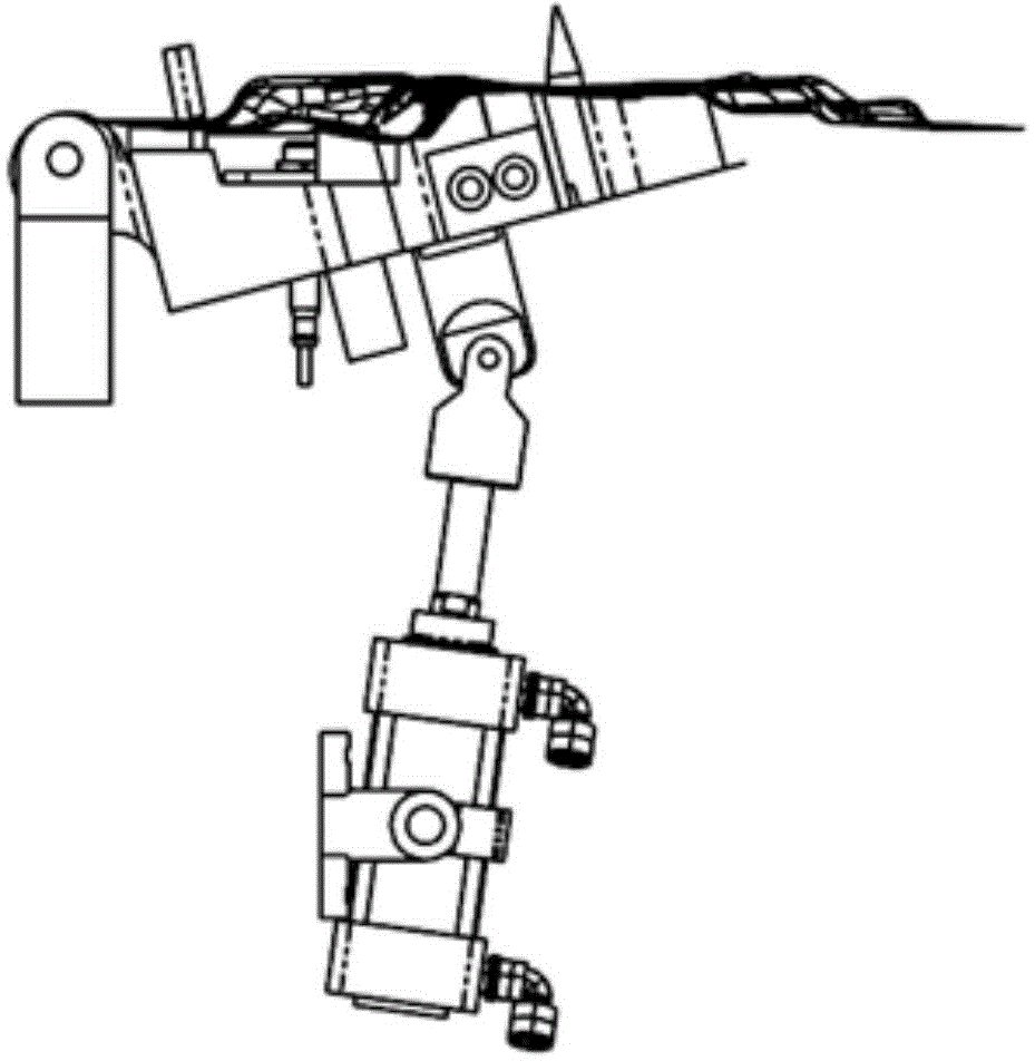 Rotating part-supporting mechanism for lower mold of Transfer line