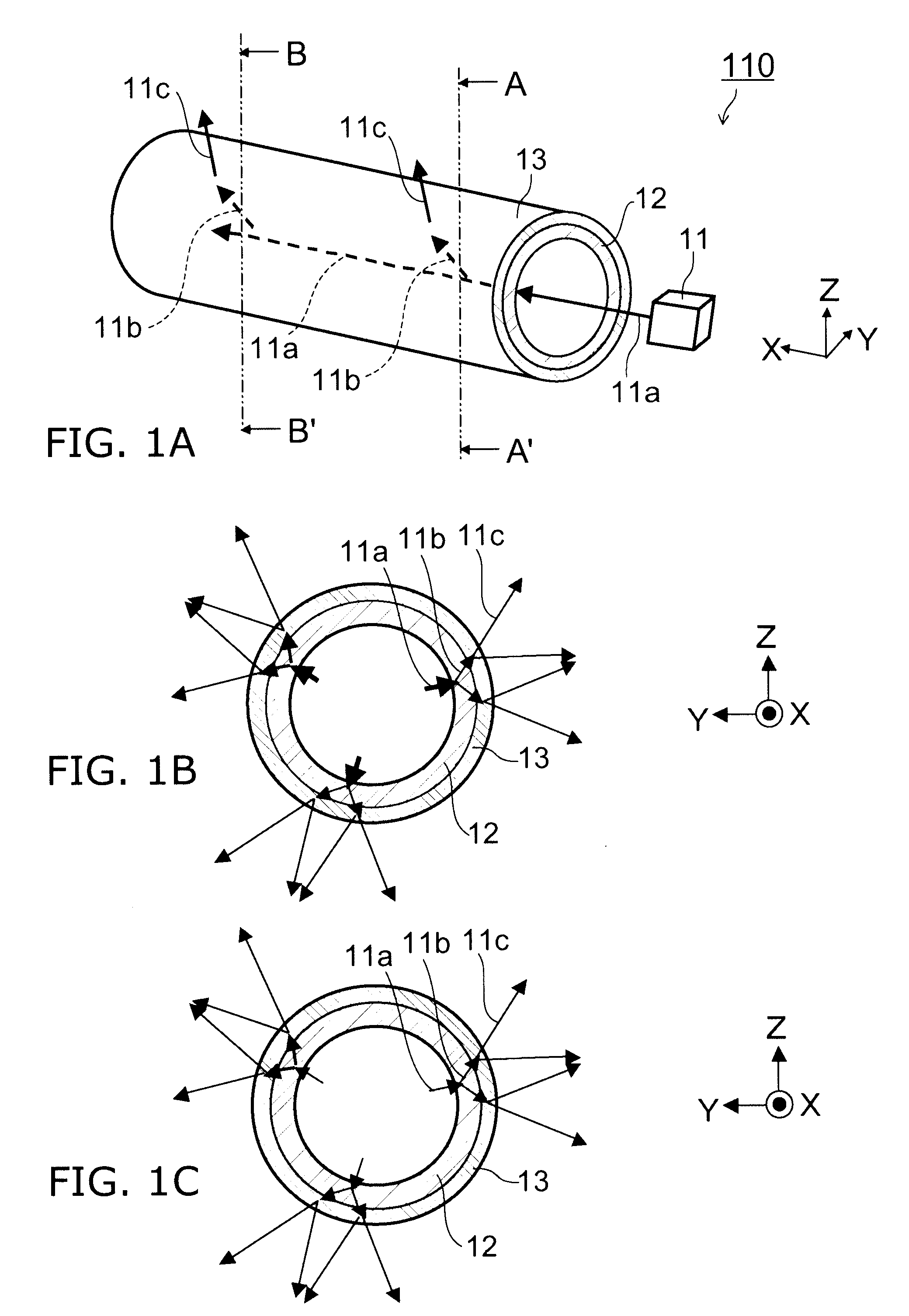 Light-emitting device and illuminating device