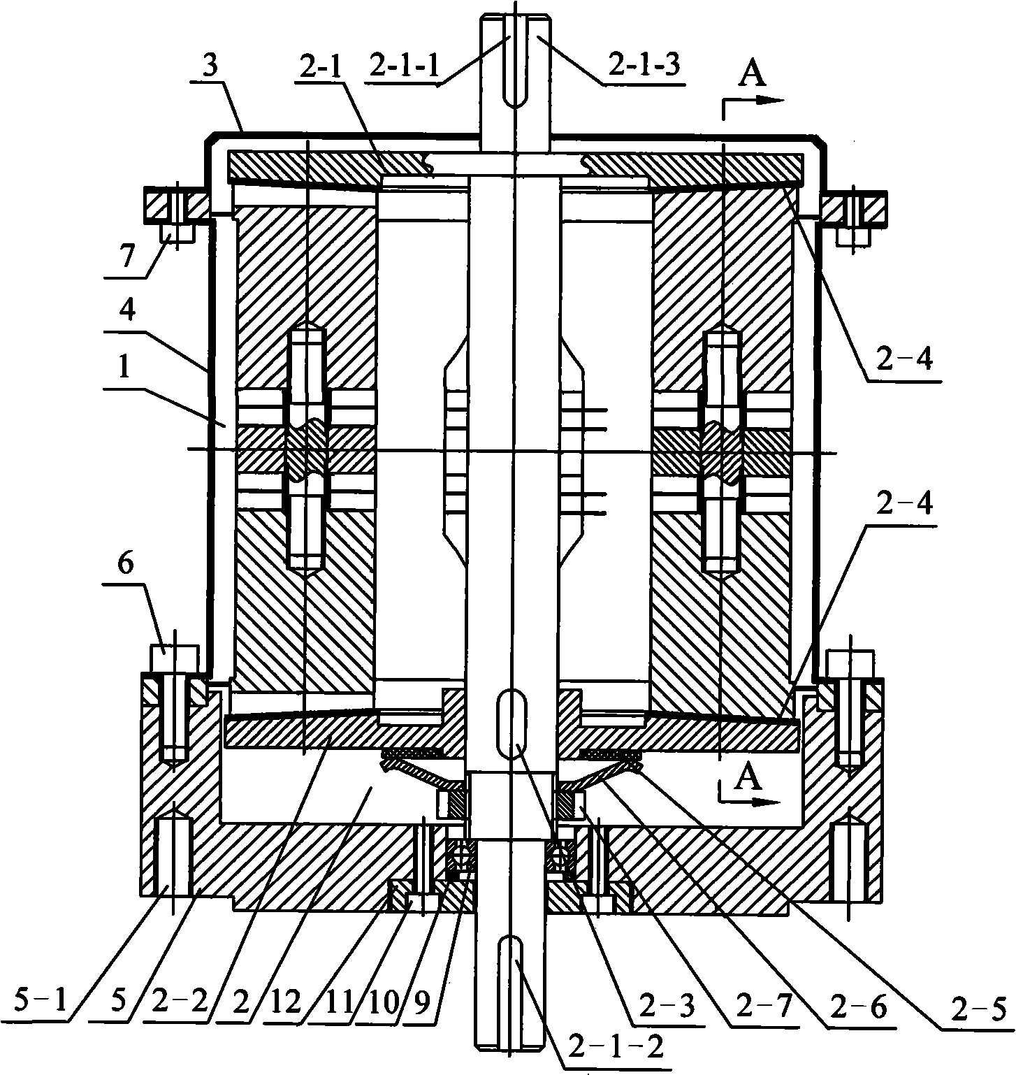 Bending layer energy converter round disk stator and ultrasonic electromotor using this stator