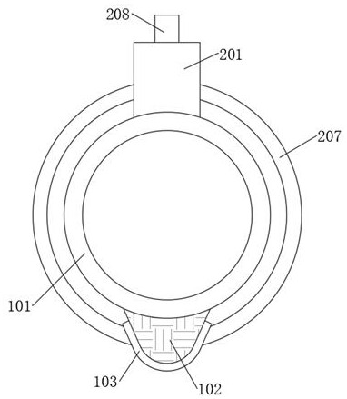 Water conveying steel pipe with leakage reminding function