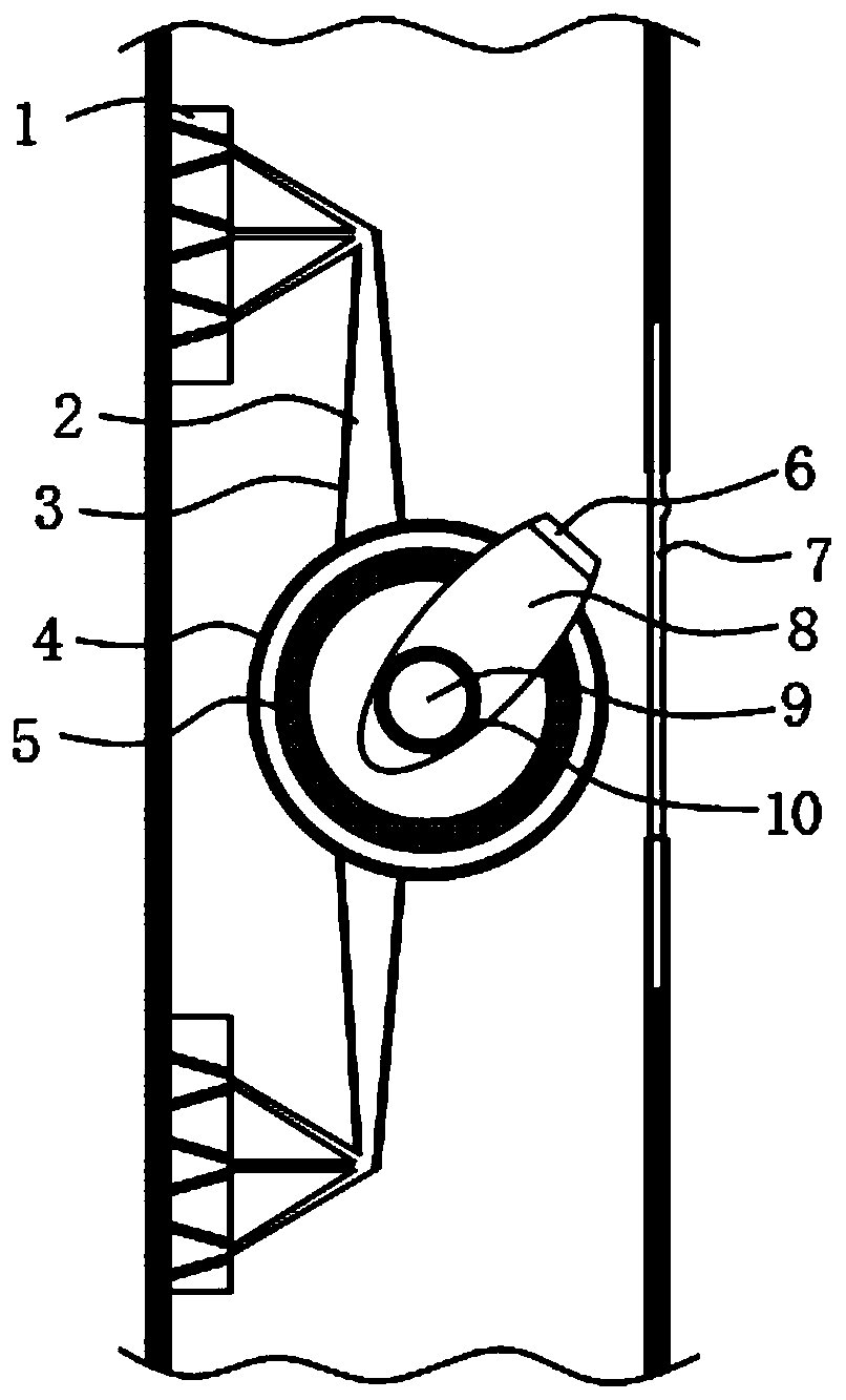 Anti-theft door with silencing function