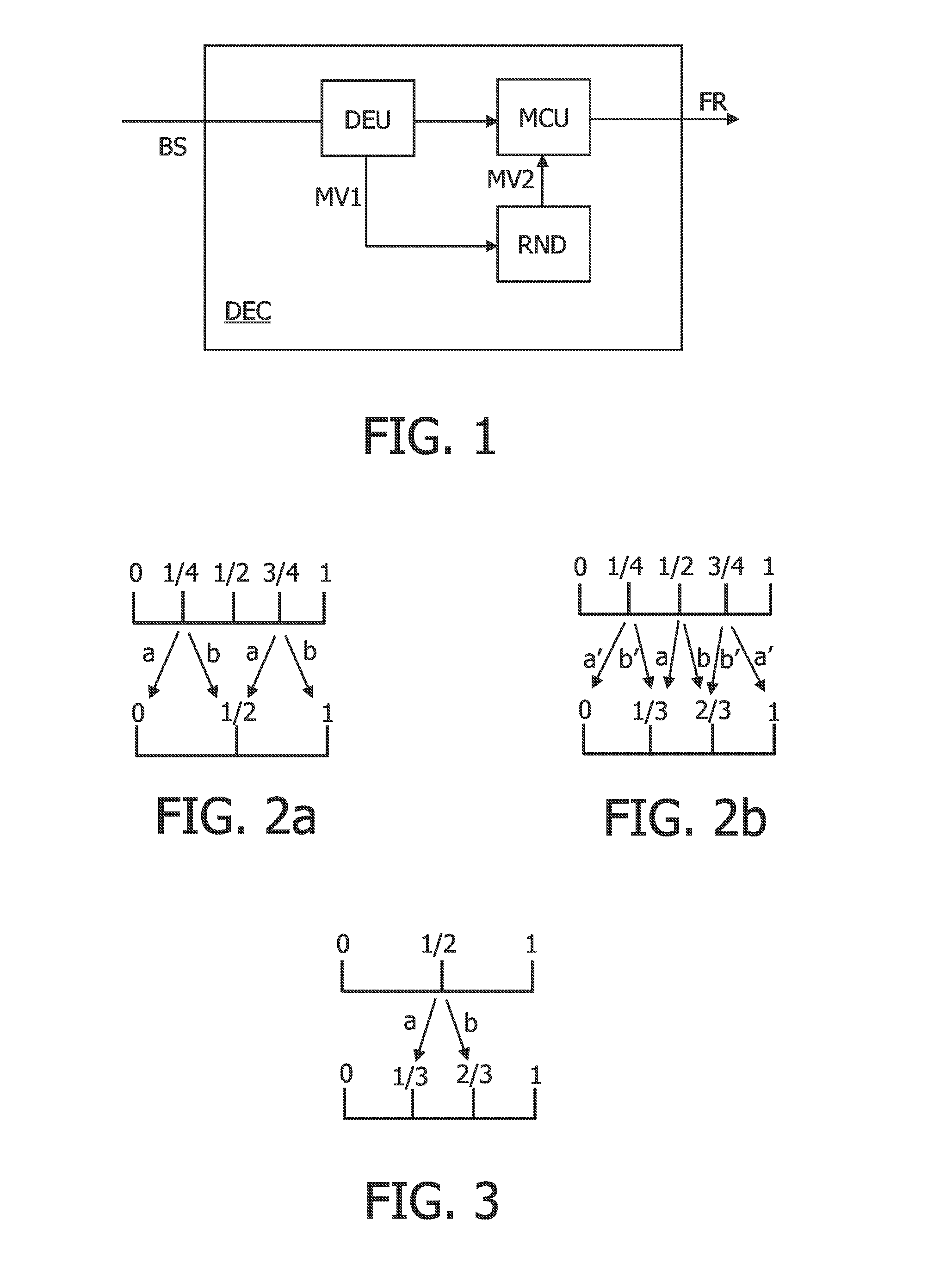 Decoding method and decoder with rounding means