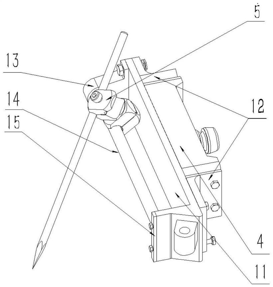 Clamping instrument of pelvic fracture reduction robot