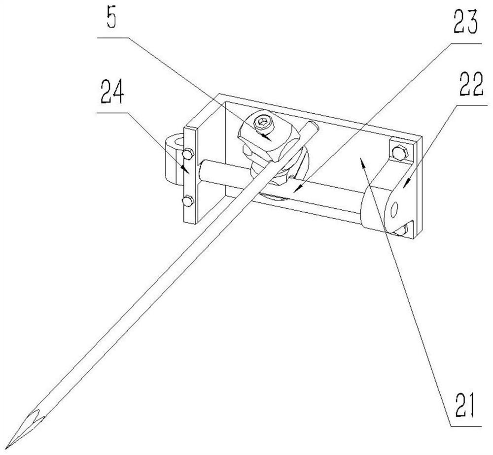 Clamping instrument of pelvic fracture reduction robot