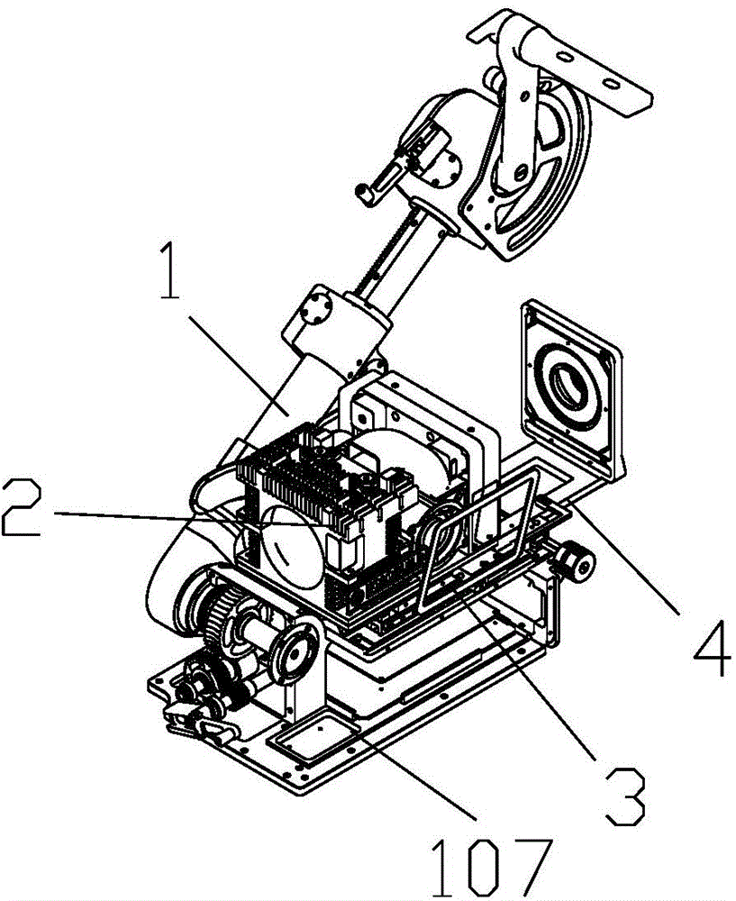 Portable self-adaptive three-dimensional image re-constructor