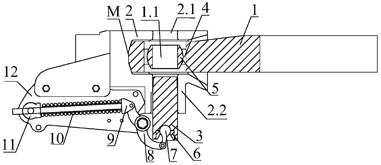 Highway and railway dual-purpose vehicle coupling device