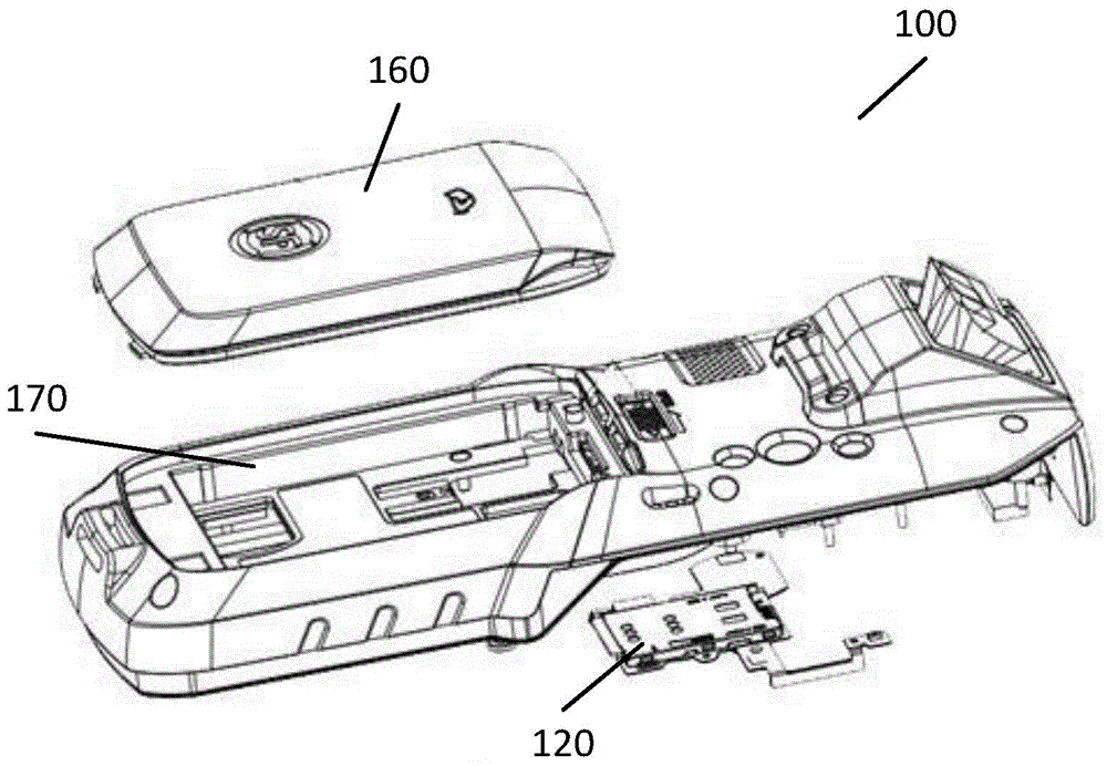 Express terminal and power supply management method