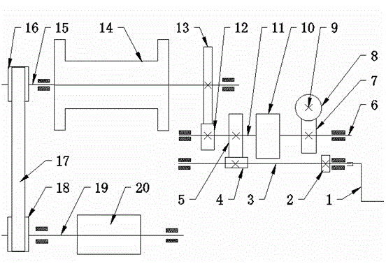 Portable type underwater salvage equipment wire take-up device