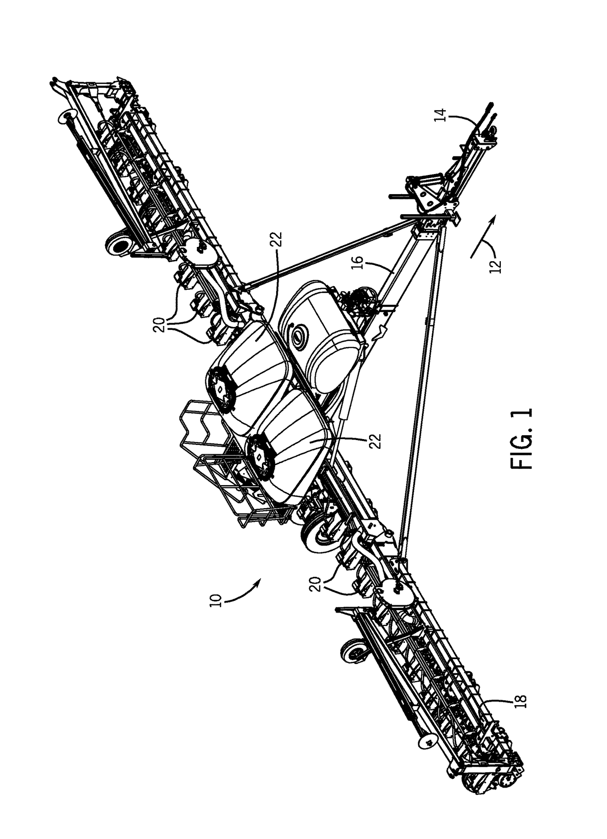 Molded ribs for an agricultural implement tank