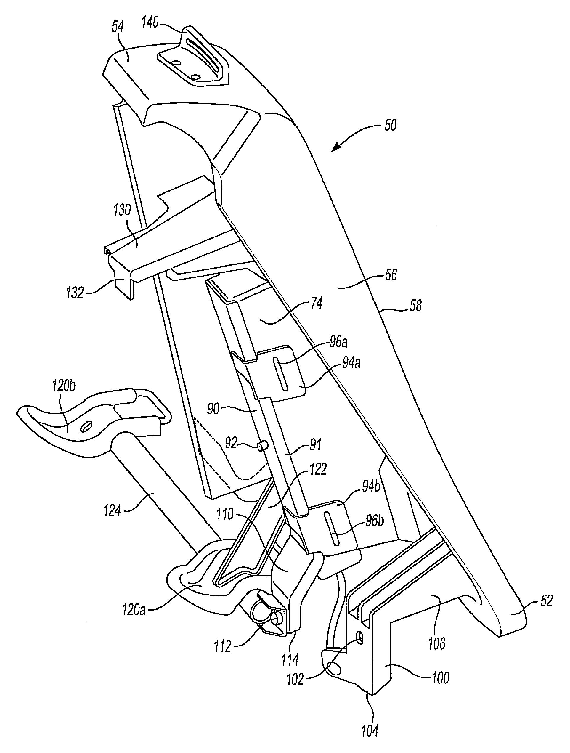 Side bolster with air bag