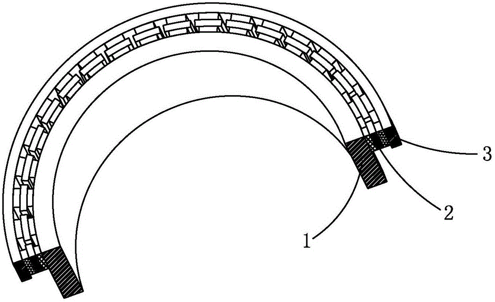 Low-frequency vibration isolation metamaterial shaft structure