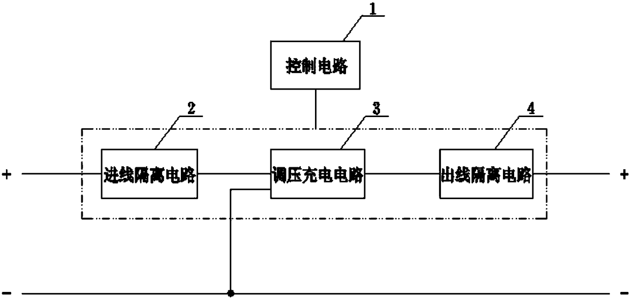 A high-power charging circuit and device