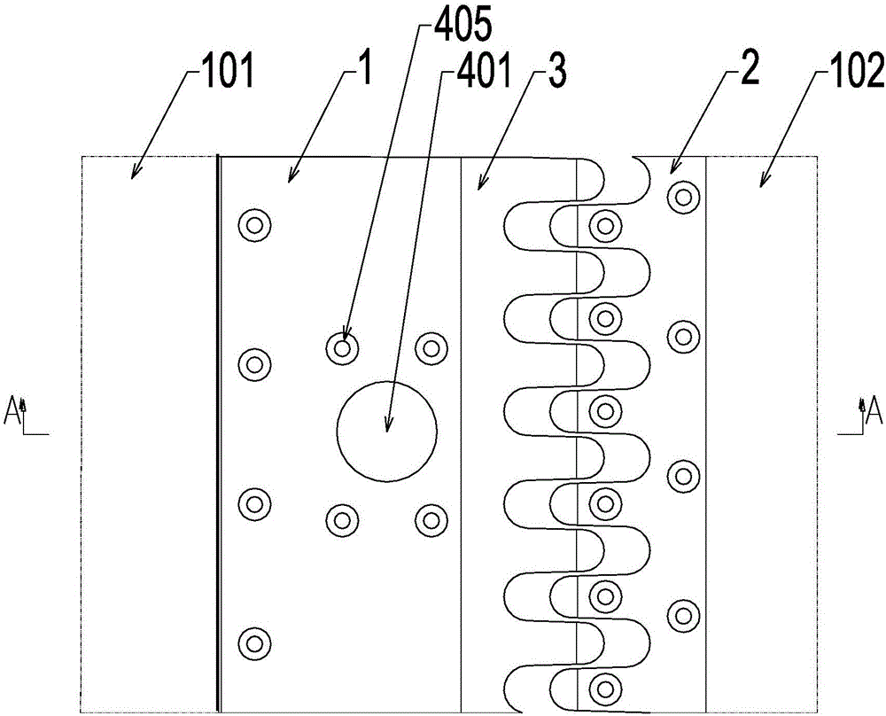 Bridge telescopic unit member and bridge telescopic device